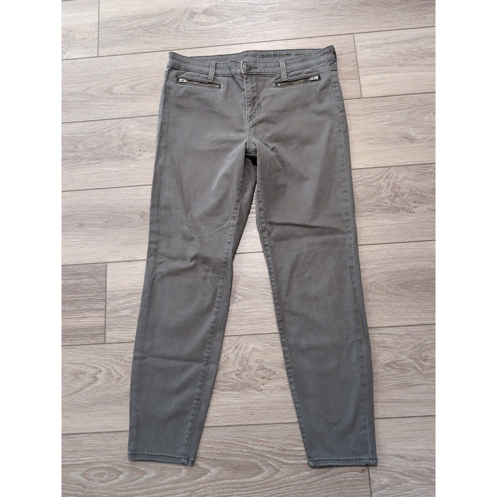 GAP 1969 PREMIUM STRETCH SUPER SKINNY ANKLE CAPRI JEANS WOMENS SIZE 12/31R 33x28